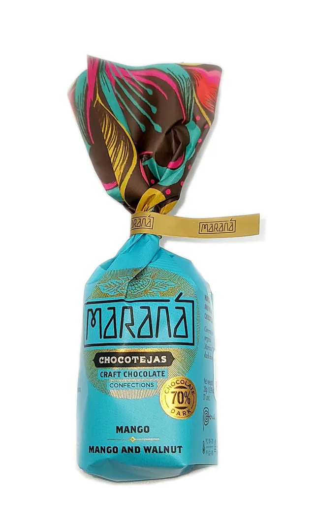 Maranà Chocotejas Chocoteja mango e noce fondente 70%