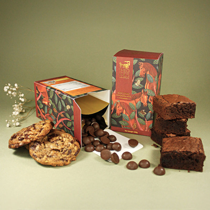 Theo & Philo Baking 65% fondente per dolci busta 300g