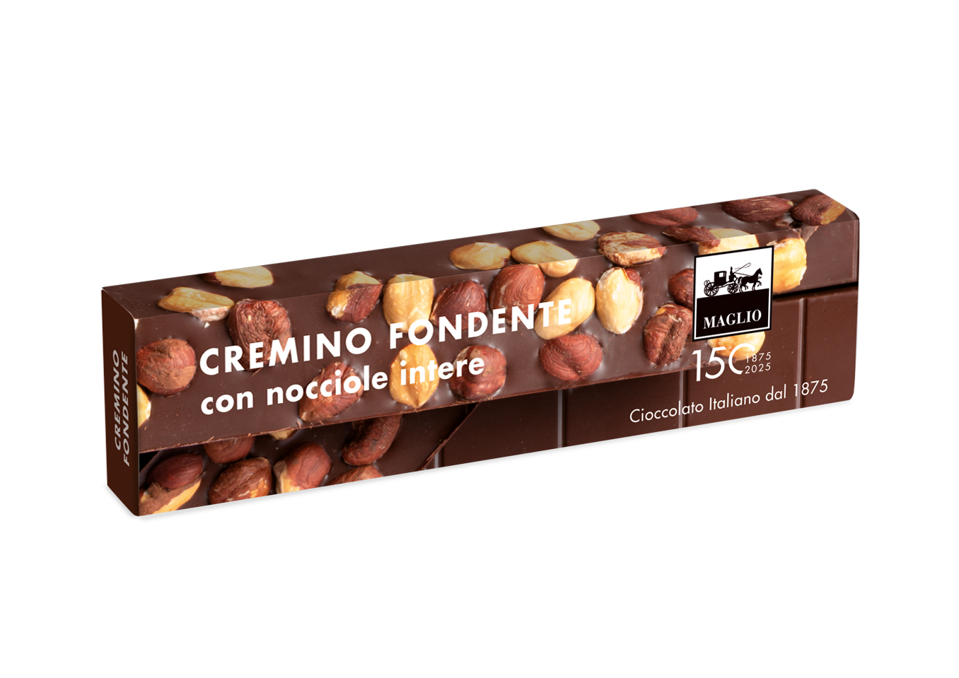 Cioccolato Maglio Cremino Fondente cioccolatini nocciole intere