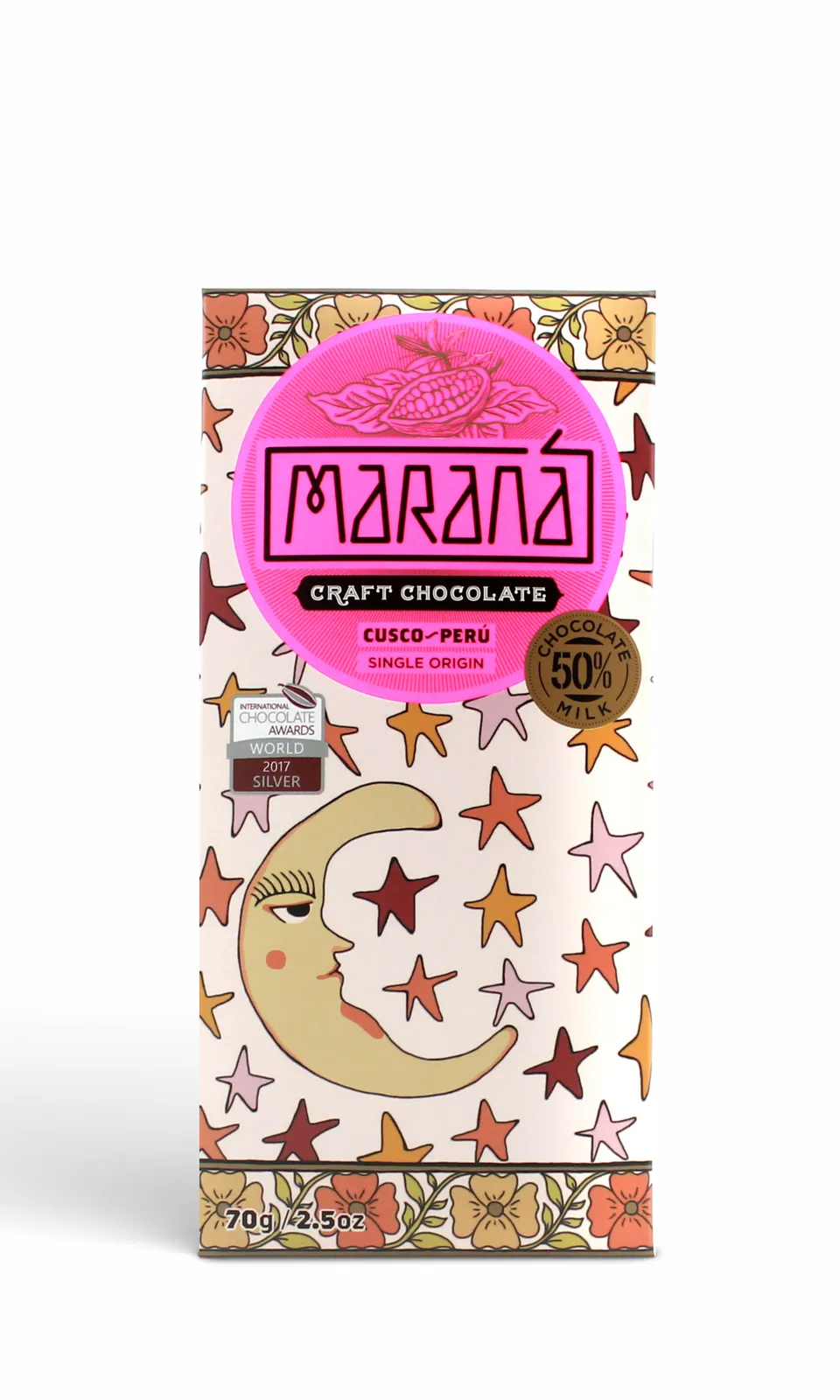 Maranà Tabletas Cusco 50% Tavoletta Latte 70g Cremosa