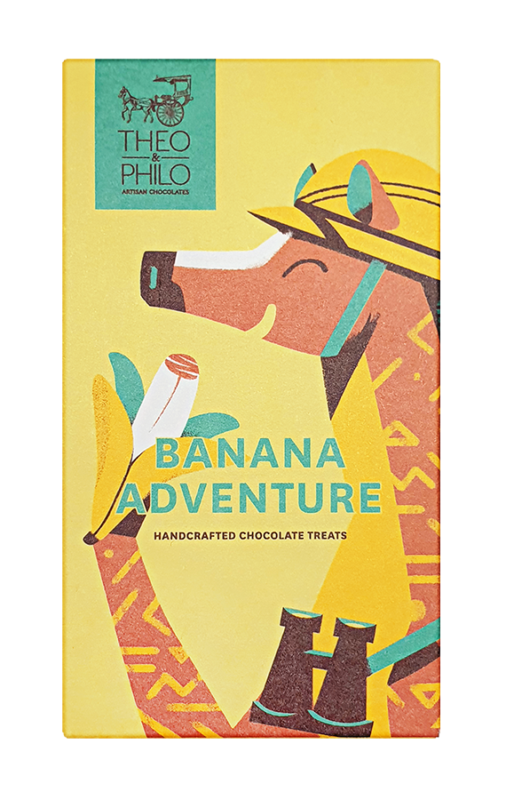 Theo & Philo Candy Bars Banana Adventure barretta latte 2x35g