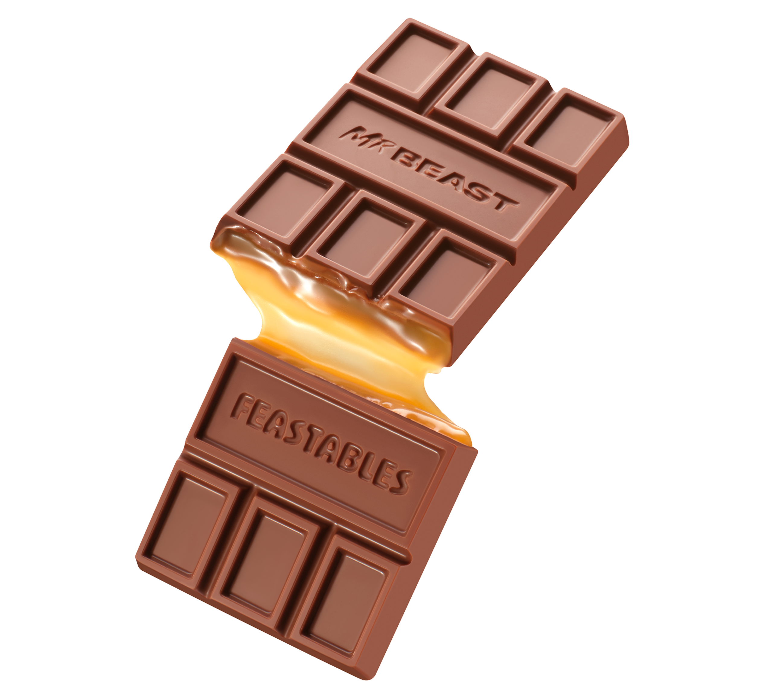 Feastables Chocolate Caramel tavoletta 10 pack King Size