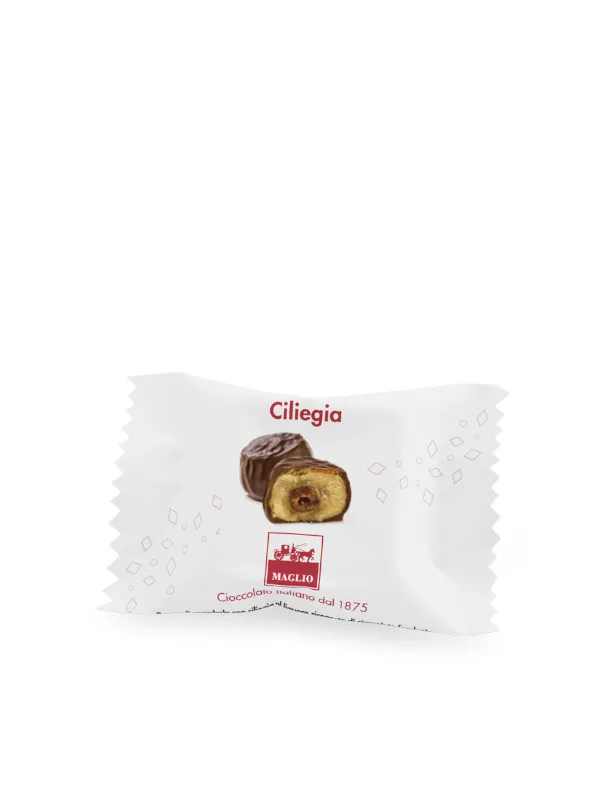 Cioccolato Maglio Ciliegia al liquore cioccolatino fondente 68%