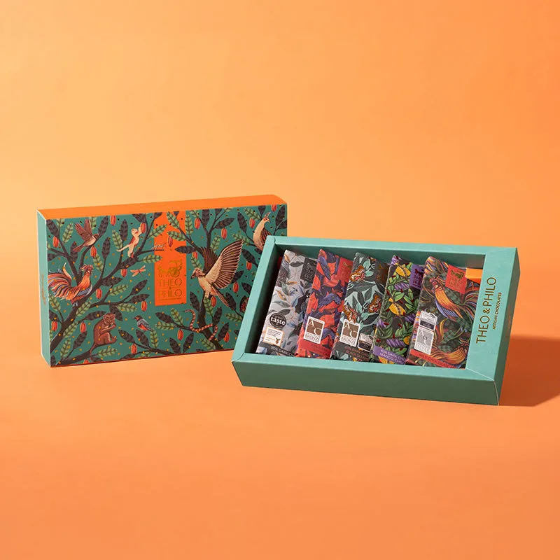 Theo & Philo Gift Sets 5 Bar cofanetto 5 tavolette miste