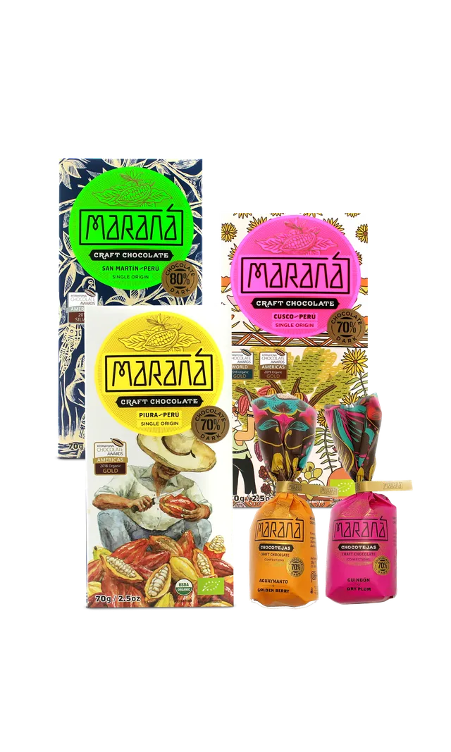 Maranà Packs pack 3 tavolette + 2 chocotejas fondente