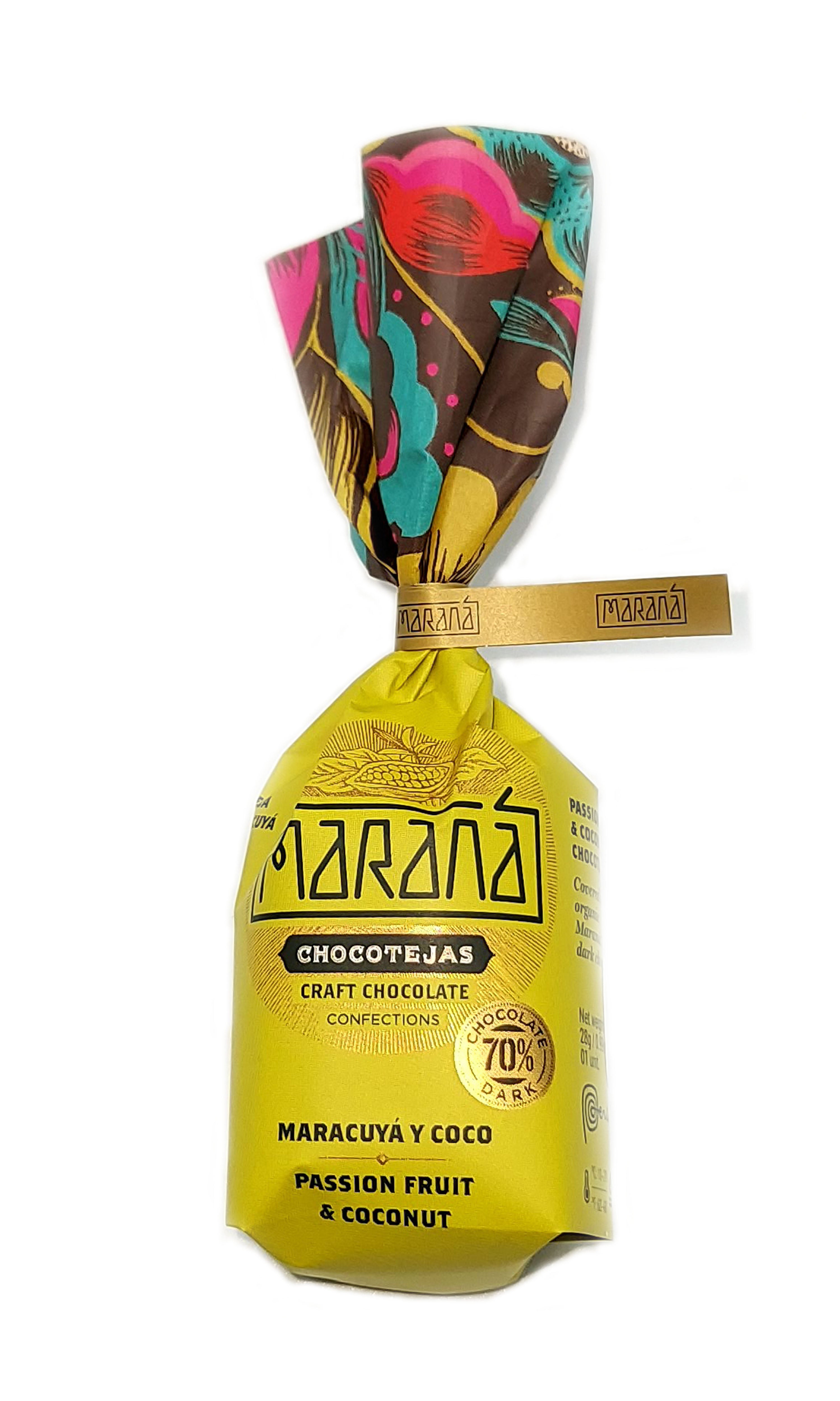 Maranà Chocotejas Maracuyá Cocco Cioccolatino Fondente