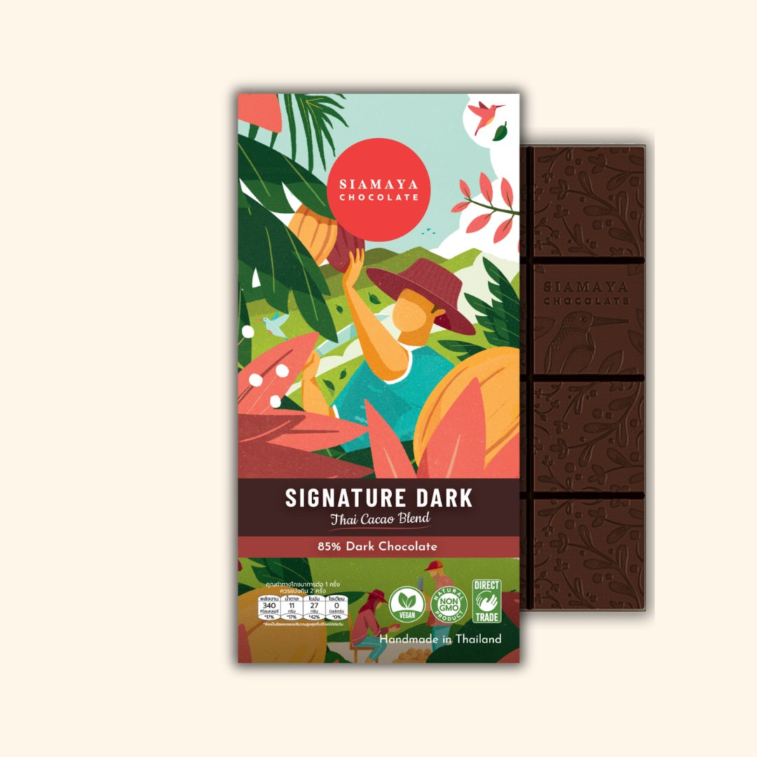 Siamaya Chocolate Tavoletta Fondente 85% Thailandia Vegan