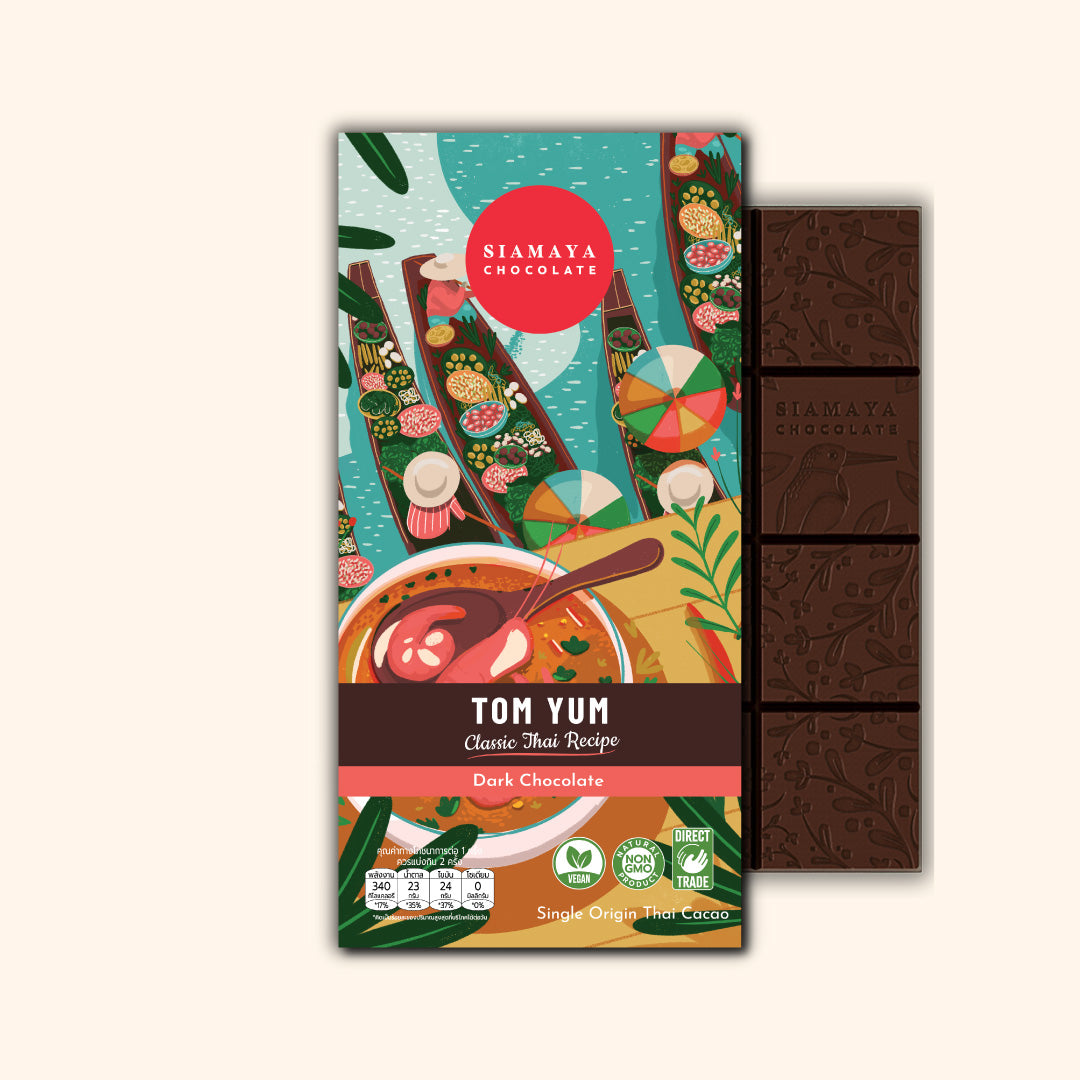 Siamaya Chocolate Collections fondente Tom Yum box 12 pack