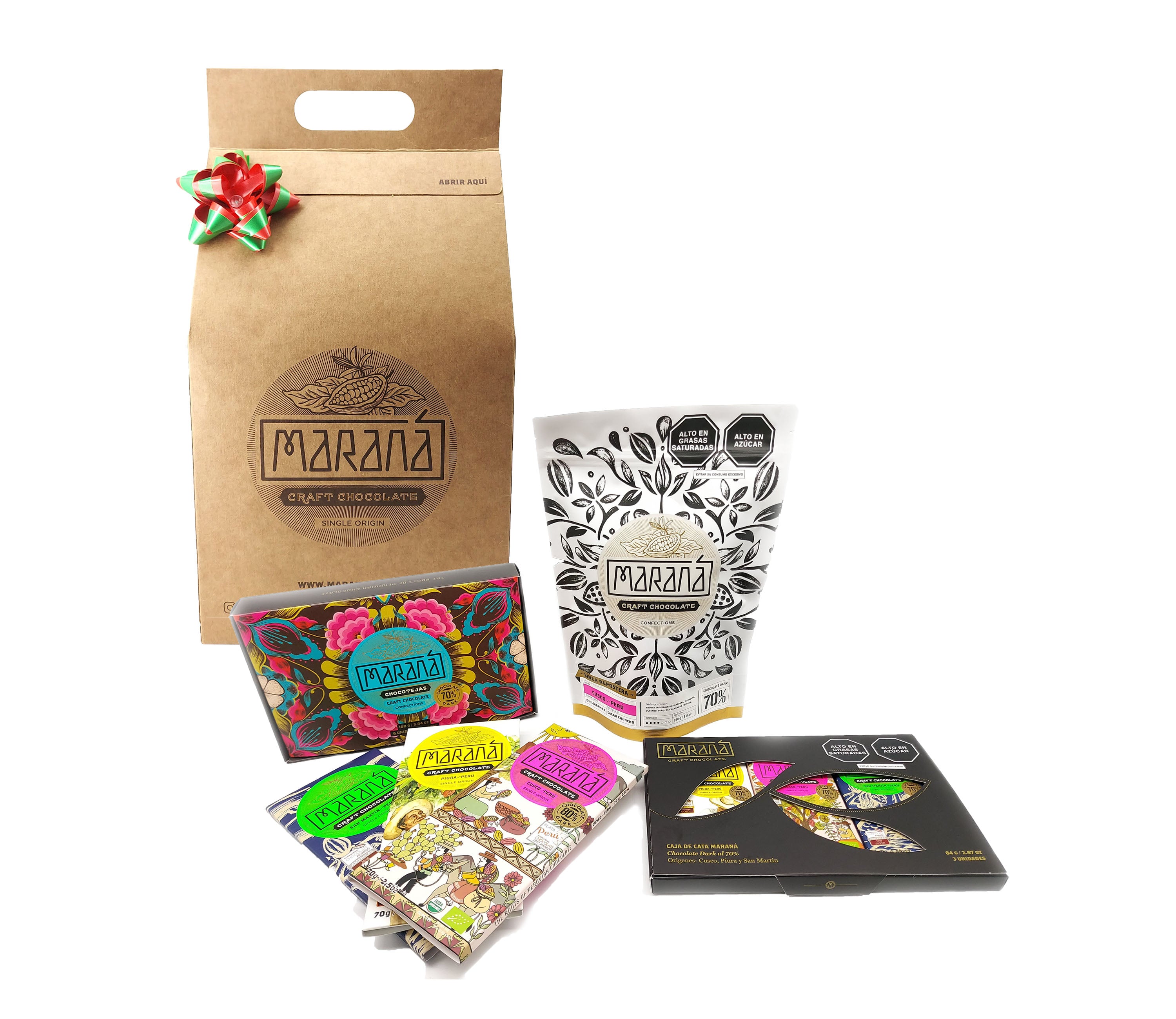 Maranà Packs Pack 2 Tavolette Assortito Regalo Perù
