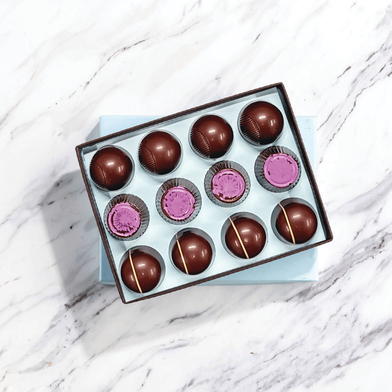 French Broad Bonbons Single Origin Collection praline 12 pezzi