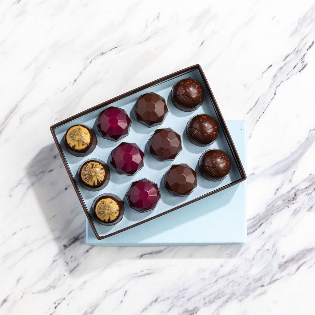 French Broad Bonbons Signature Collection praline 12 pezzi misti
