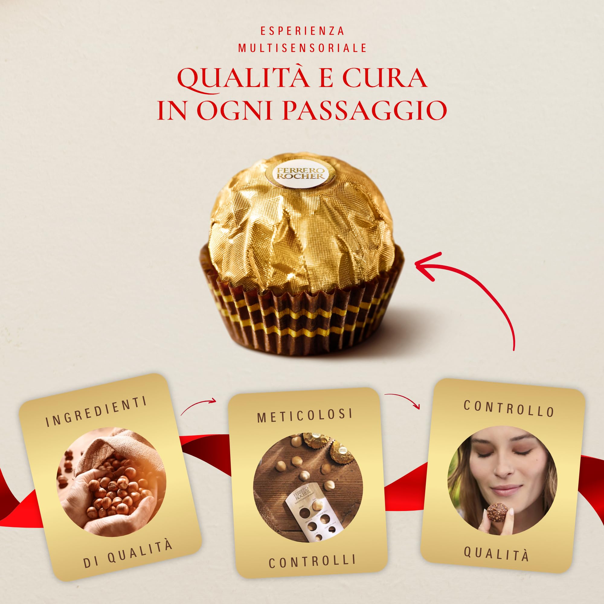 Ferrero Rocher Scatola cuore 13 pezzi 162,5 g latte