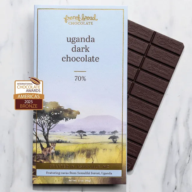 French Broad Single Origin Uganda 70% Tavoletta 60g