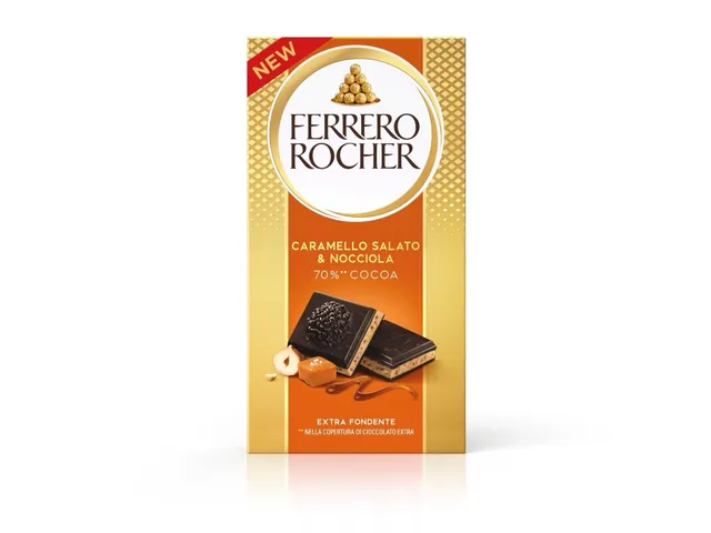 Ferrero Rocher Tavoletta fondente 70% 90 g caramello