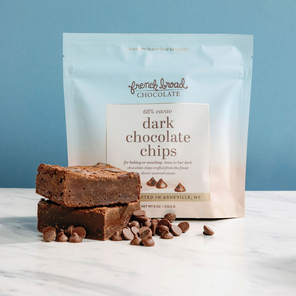 French Broad Baking 68% gocce di cioccolato fondente 226g
