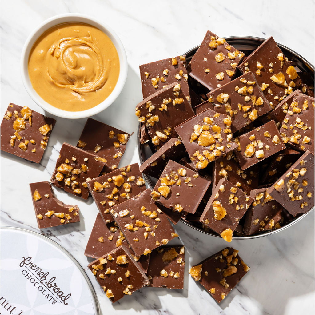 French Broad Bark Peanut Butter & Brittle corteccia 340g