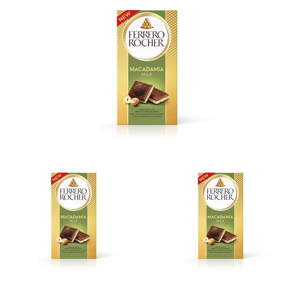Ferrero Rocher Tavoletta latte 90 g macadamia nocciola