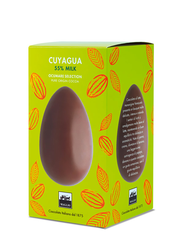 Cioccolato Maglio Pasqua Uovo Cuyagua Criollo Venezuela fondente 100%