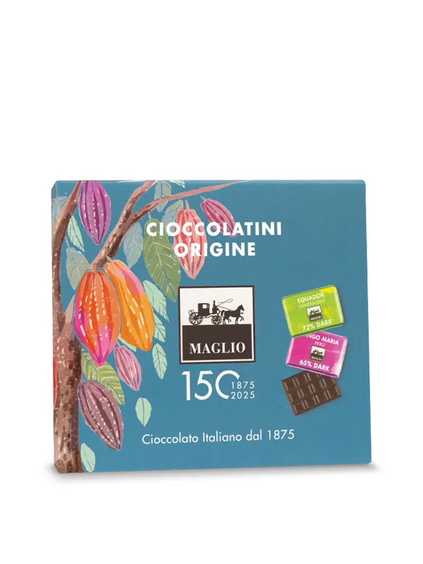 Cioccolato Maglio Cioccolatini Scatola Origine Mista 36-90%