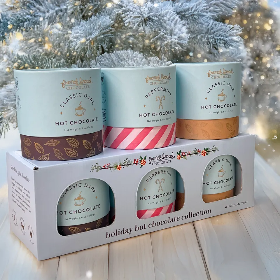 French Broad Hot Chocolate Holiday Collection cioccolata calda 720g