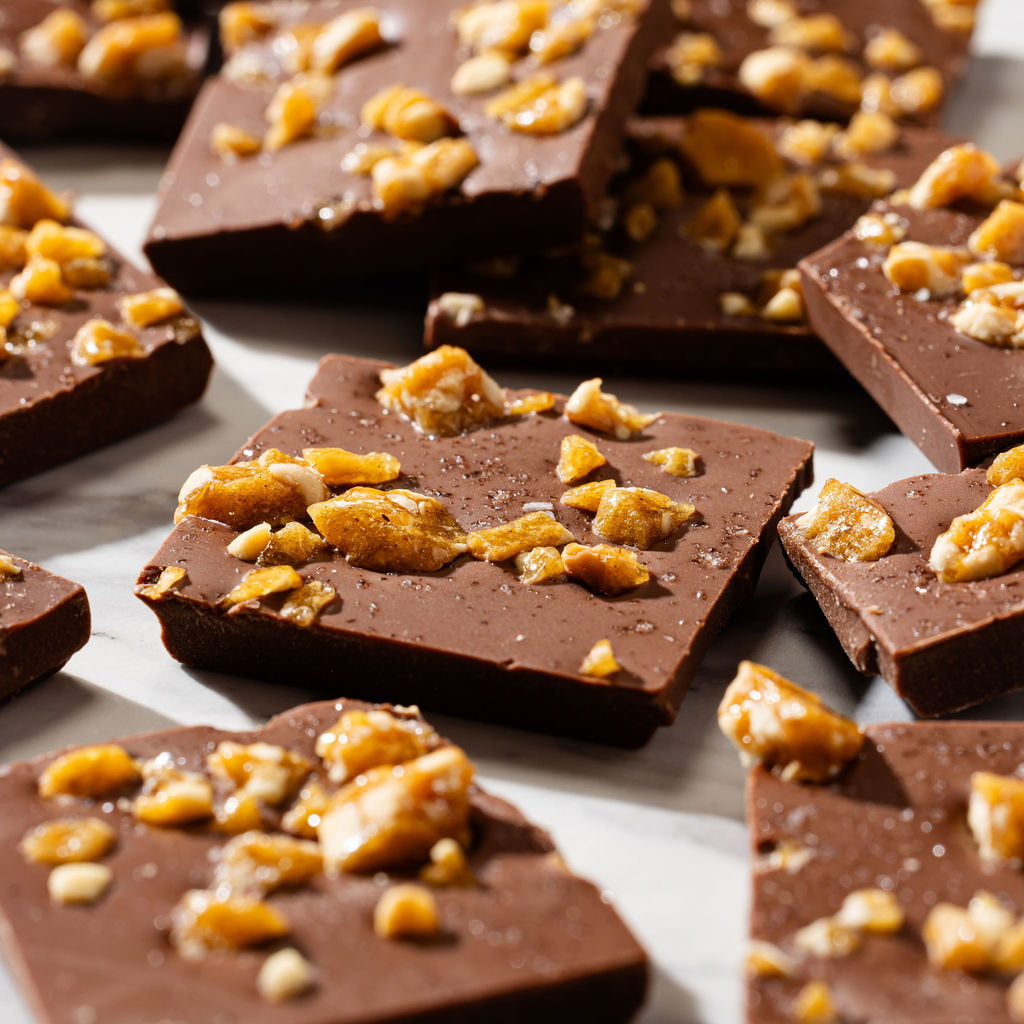 French Broad Bark Peanut Butter & Brittle corteccia 340g