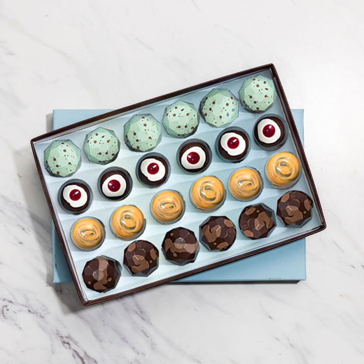 French Broad Bonbons Ice Cream Truck Collection praline 12 pezzi