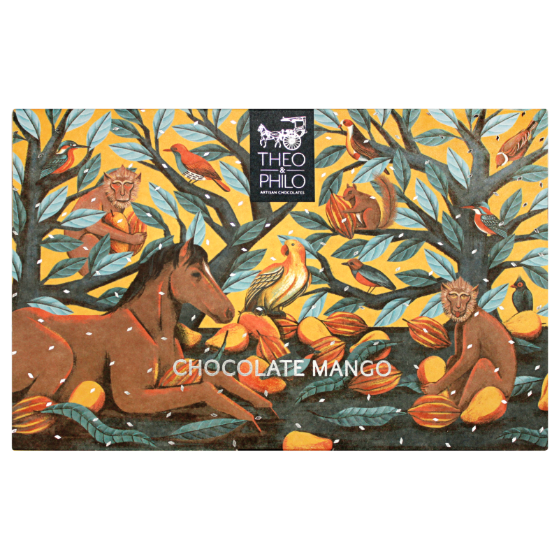 Theo & Philo Mango Box Mango Ricoperto 12x14g Latte e Cocco