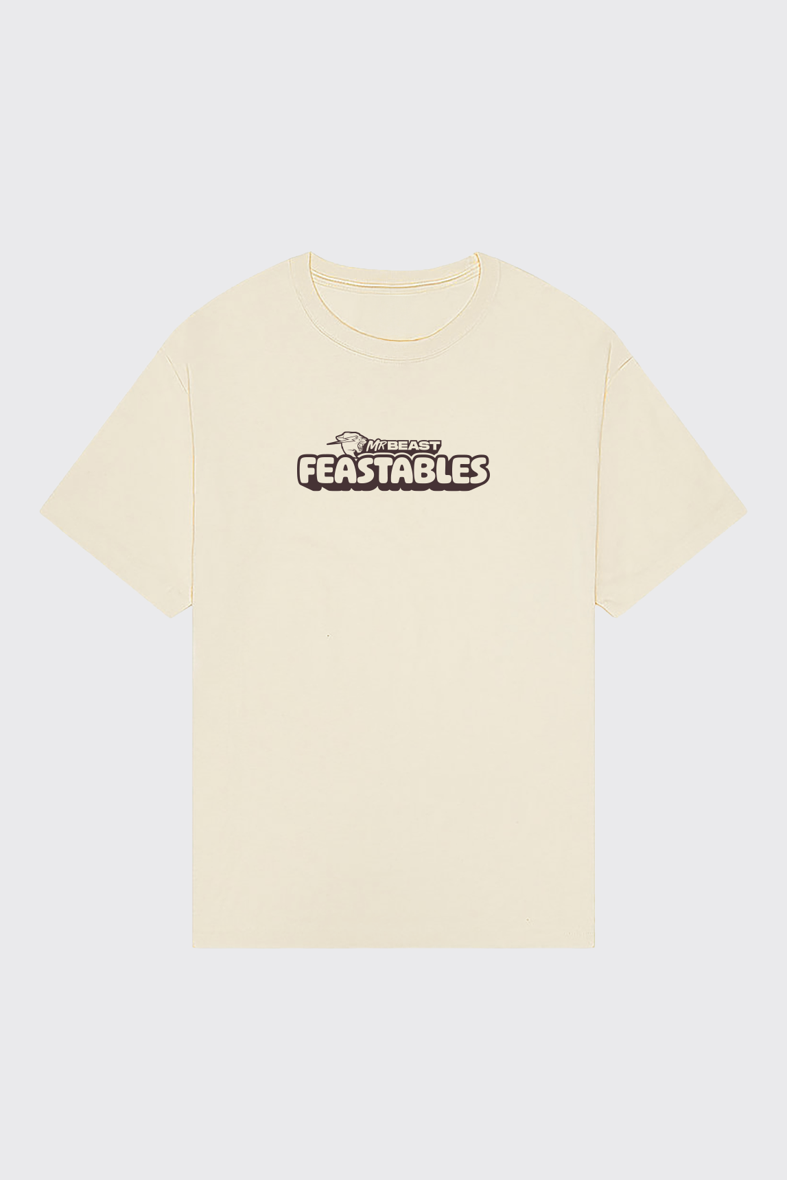 Feastables Merch Wavy Tee t-shirt cotone nera Black