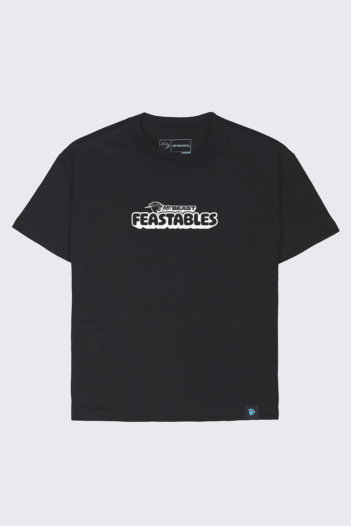 MrBeast Feastables Wavy Tee maglietta bambino nera SM