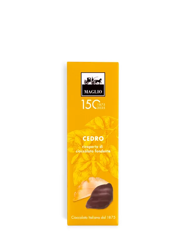 Cioccolato Maglio Frutta ricoperta Cedro fondente 62%