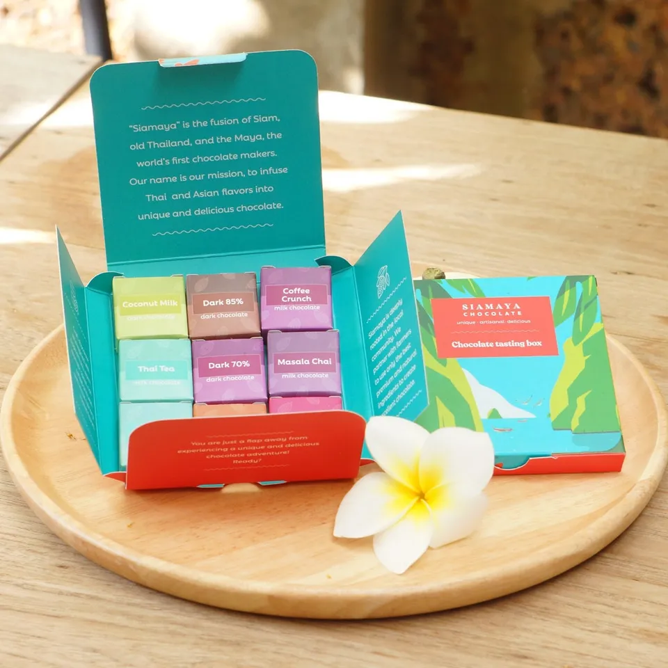 Siamaya Chocolate Collections Tasting Box cioccolato 9x8g