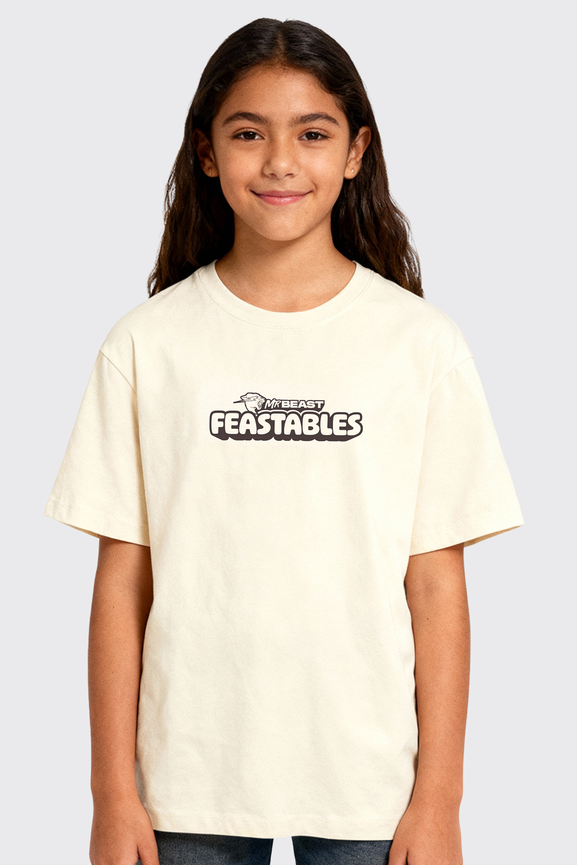 MrBeast Feastables Wavy Tee maglietta bambino nera SM