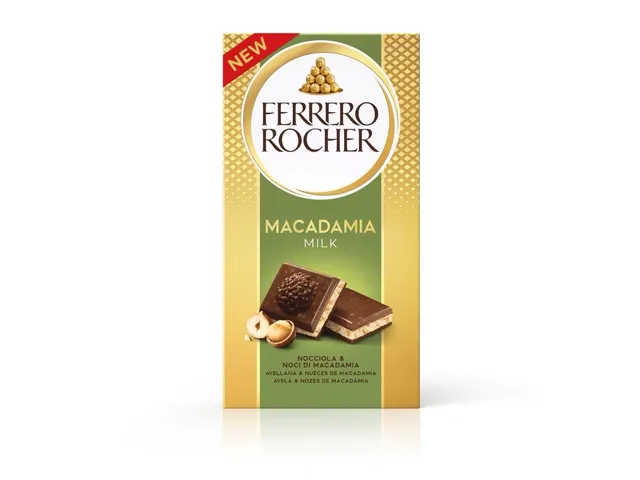 Ferrero Rocher Tavoletta latte 90 g macadamia nocciola