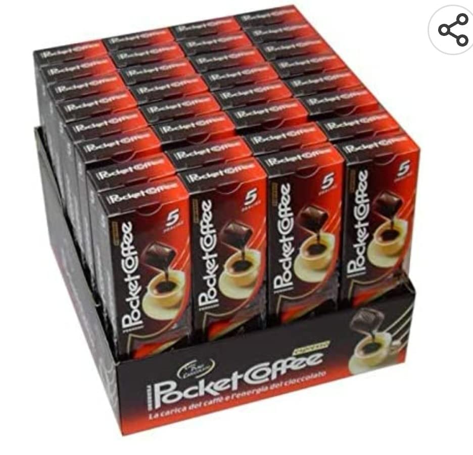 Ferrero Pocket Coffee espresso cioccolato fondente 32 praline 400g