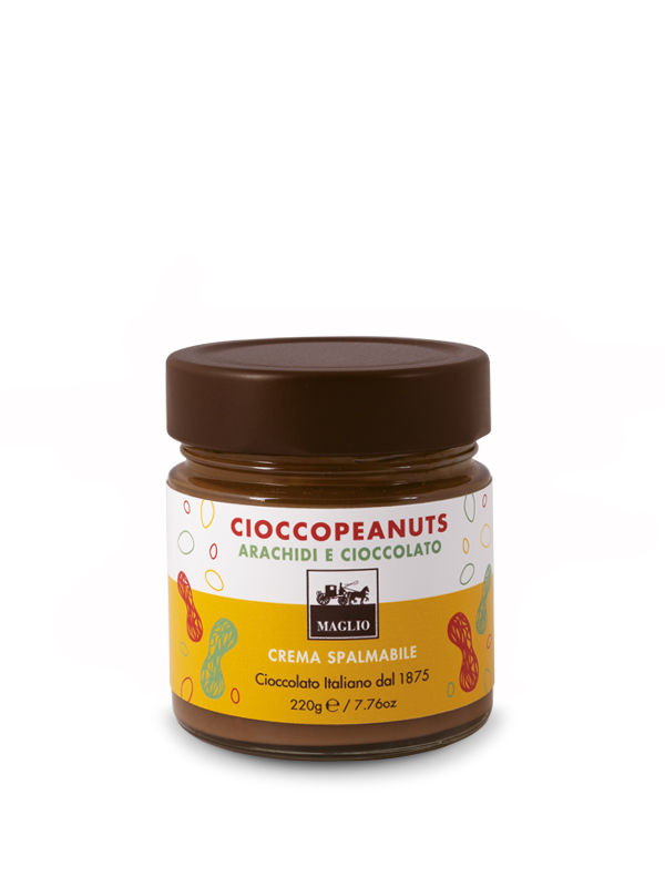 Maglio Cioccopeanuts crema spalmabile arachidi e cacao 8%