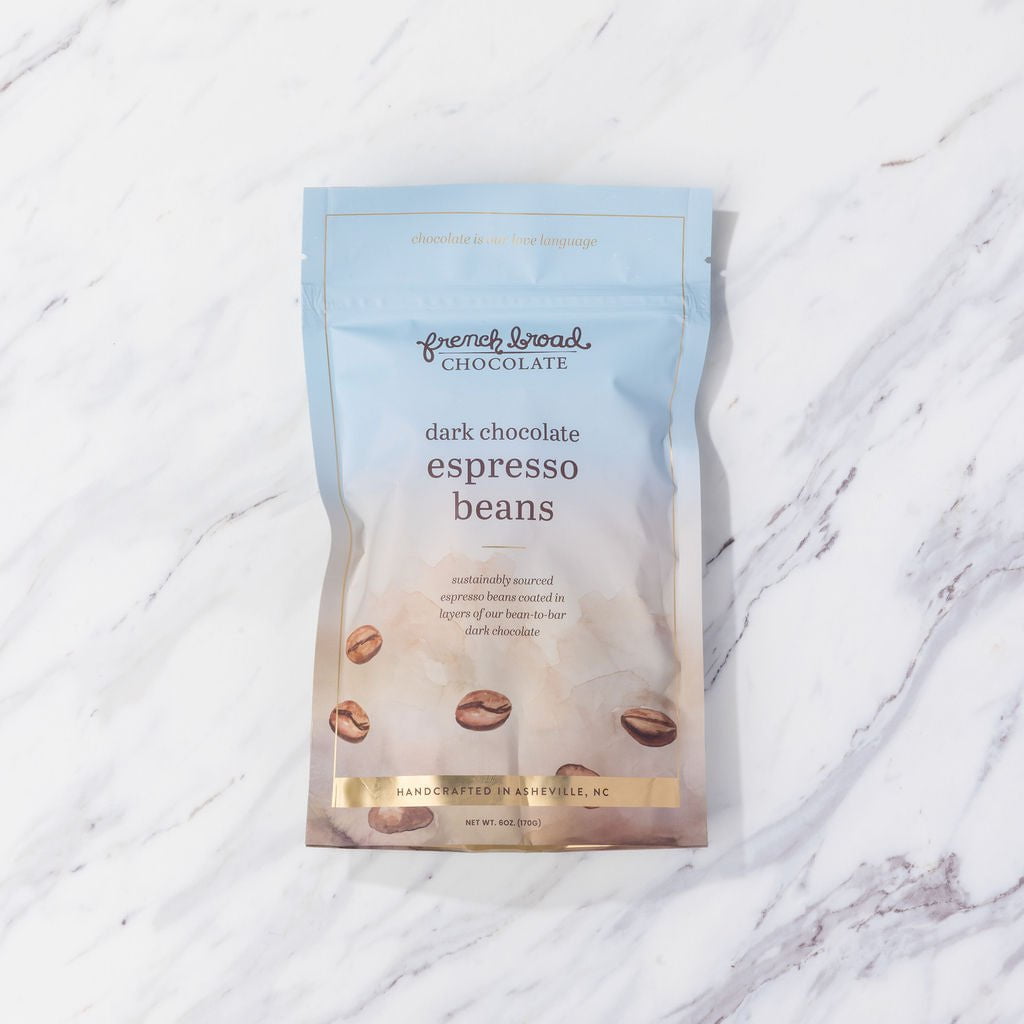 French Broad Chocolate Covered Treats Espresso Beans dragees 170 g