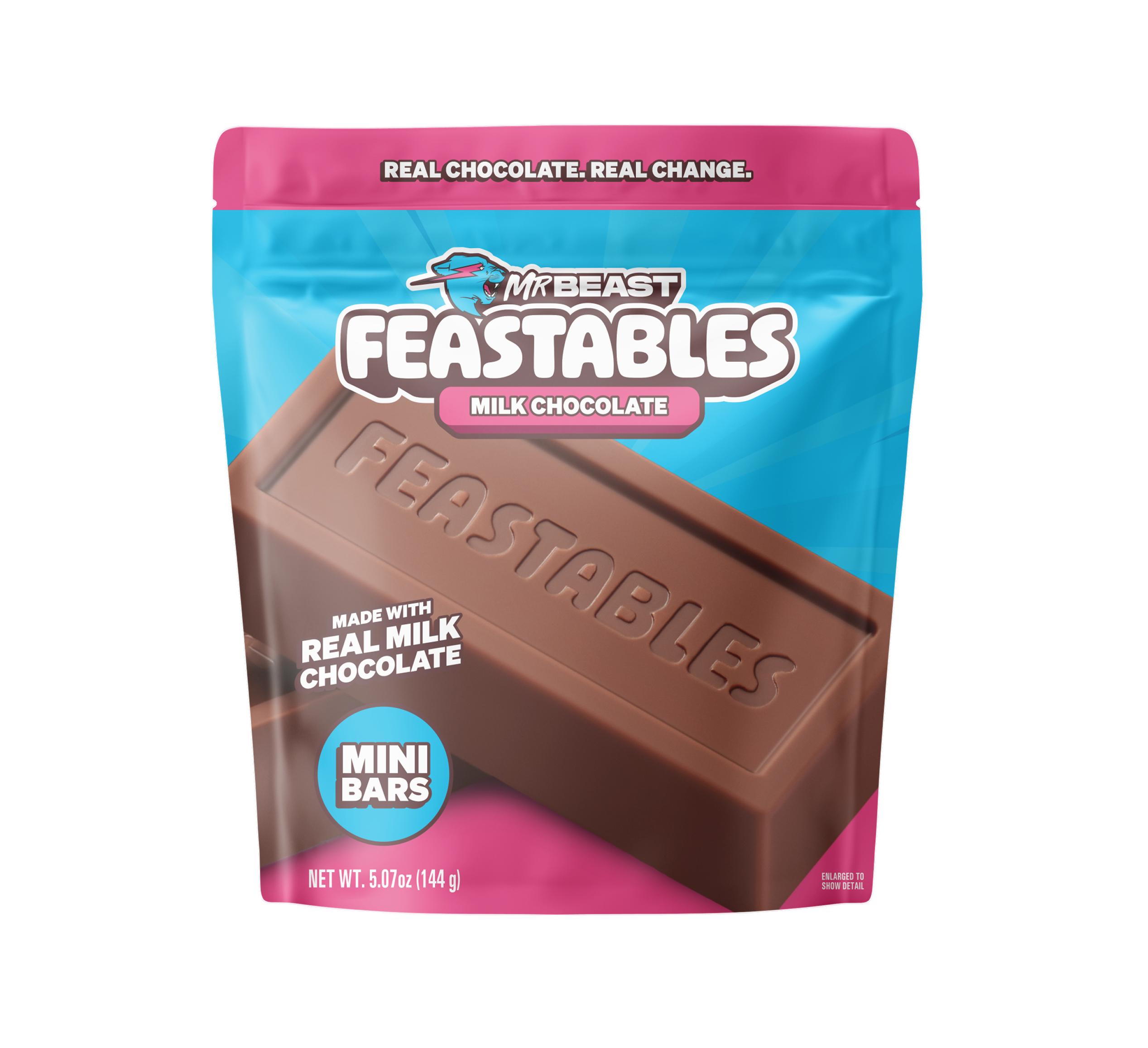 MrBeast Feastables Milk Chocolate Busta Snack 5oz