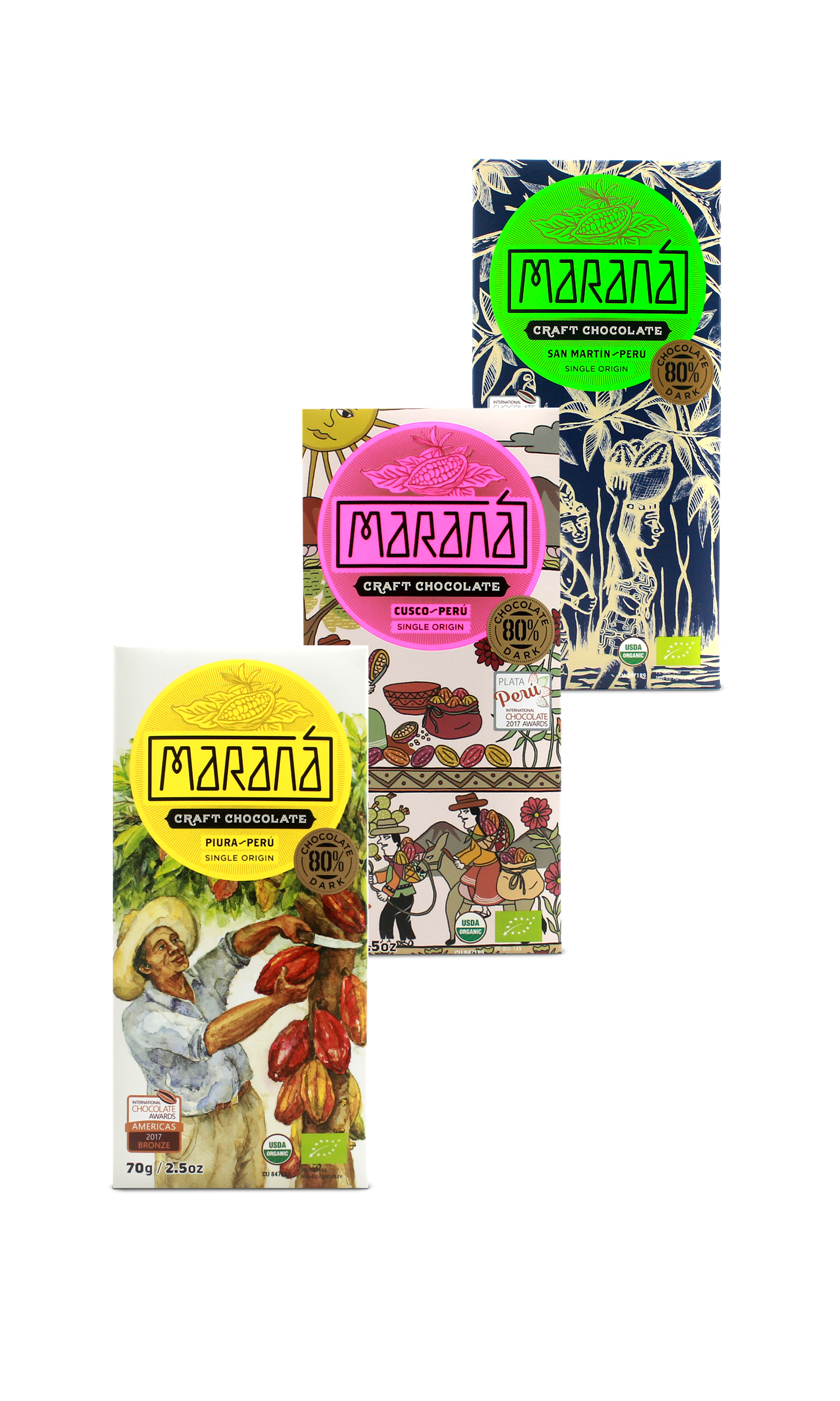 Maranà Pack 3 Tavolette Fondente 80% 3x70g