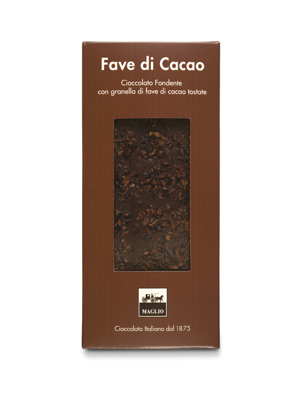 Cioccolato Maglio Tavoletta Fondente con Fave di Cacao 62%
