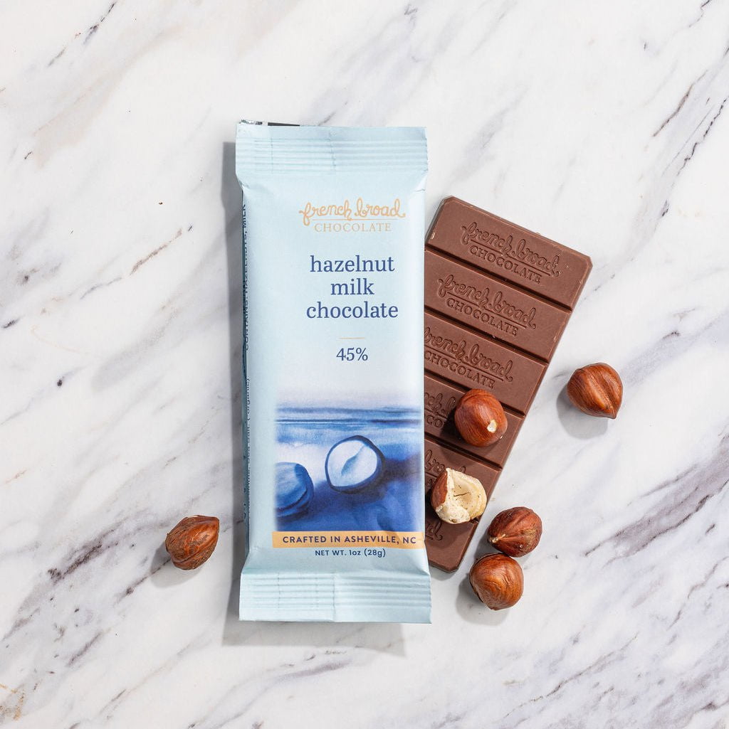 French Broad Hazelnut Tavoletta Latte e Nocciole 45% 60g