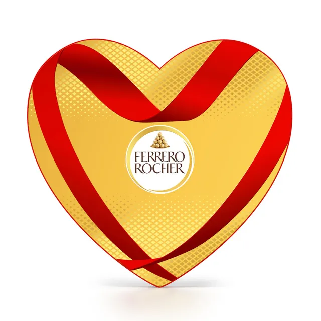 Ferrero Rocher Scatola cuore 13 pezzi 162,5 g latte