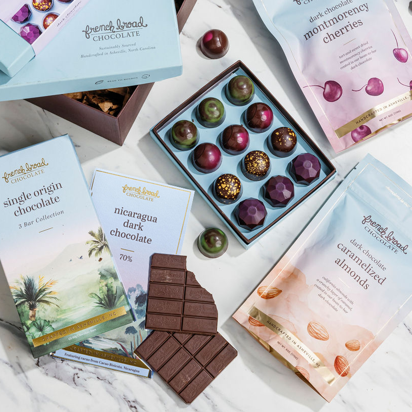 French Broad Origins Cofanetto Cioccolato Fondente Vegano