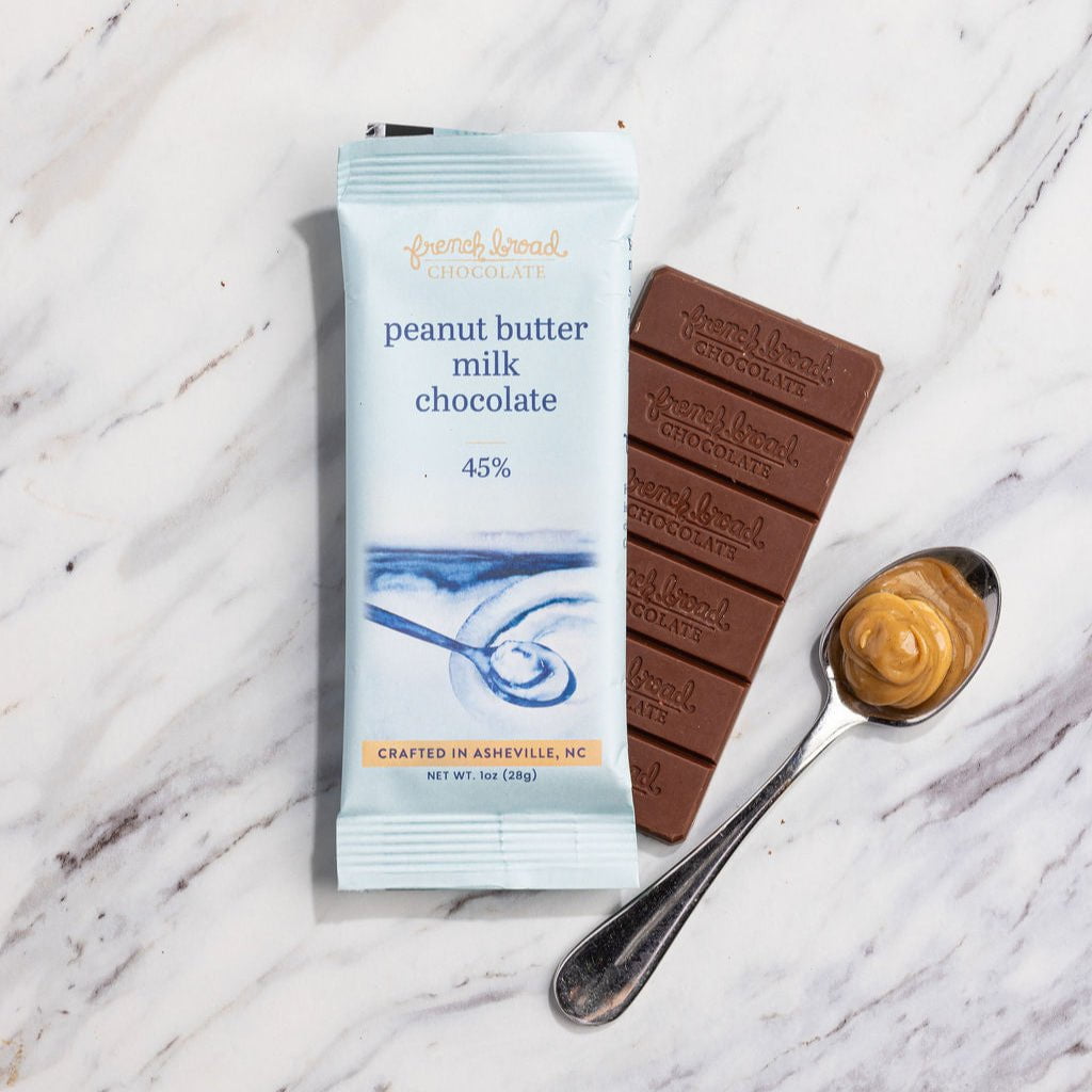 French Broad Milk Chocolate Peanut Butter 45% tavoletta 60g