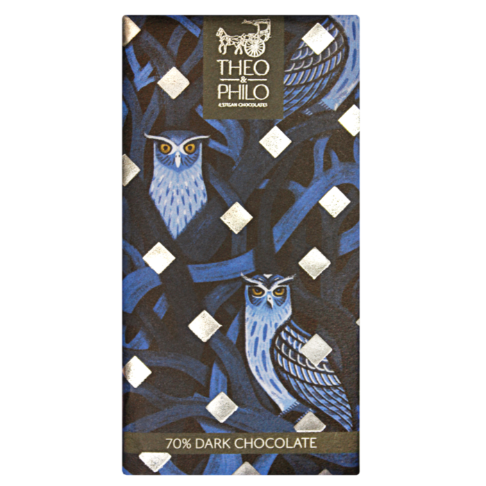 Theo & Philo Dark Chocolate 70% tavoletta fondente 45g Davao