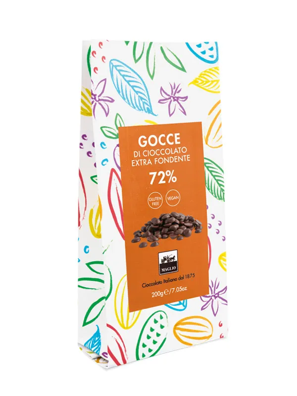 Cioccolato Maglio In Tazza Gocce Extra Fondente 72% 200g