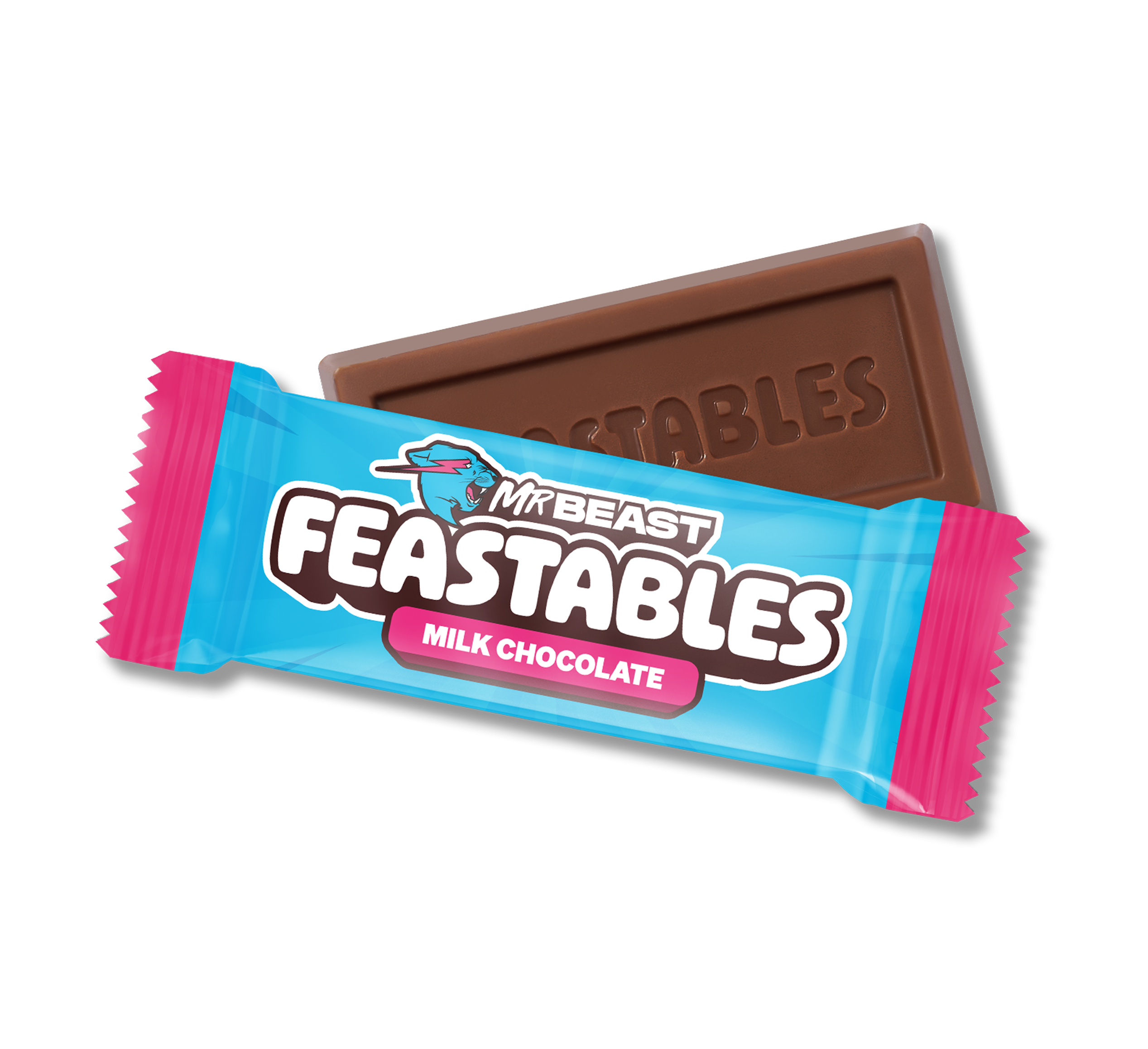 Feastables Chocolate Milk Chocolate tavoletta snack Shareable Bag