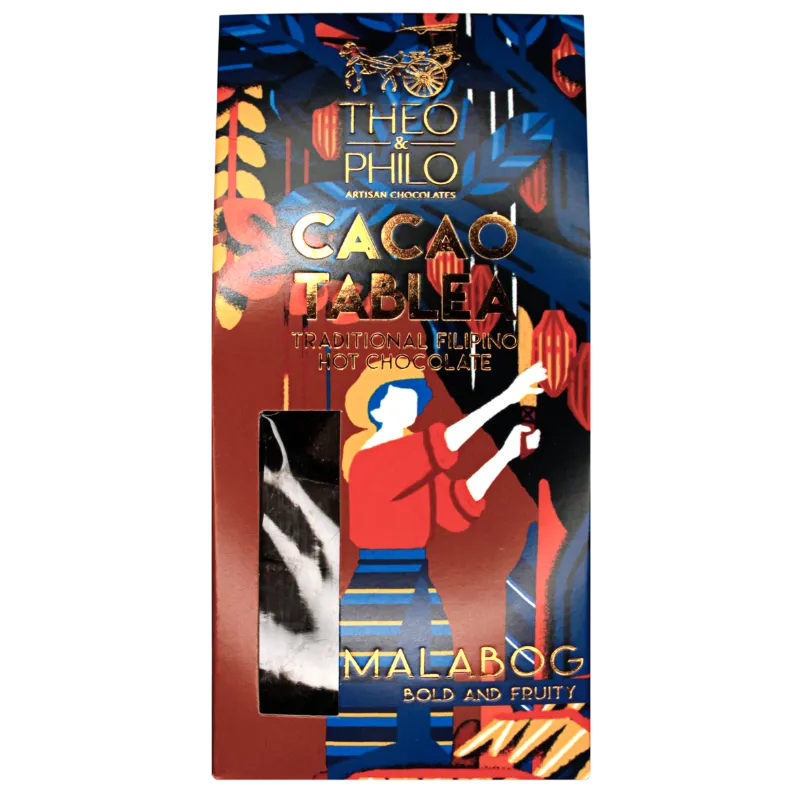 Theo & Philo Chocolate Drinks Tablea Malabog Cacao 100% 120g