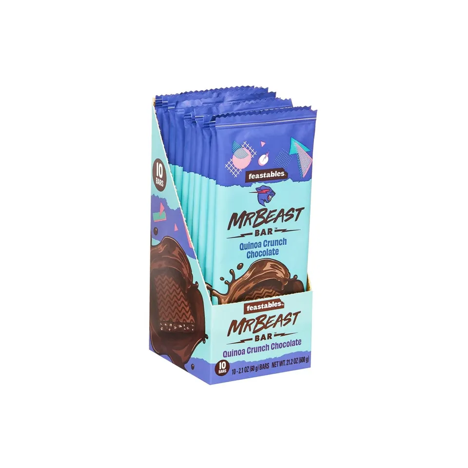 Feastables MrBeast Tavoletta quinoa crunch 10x60 g