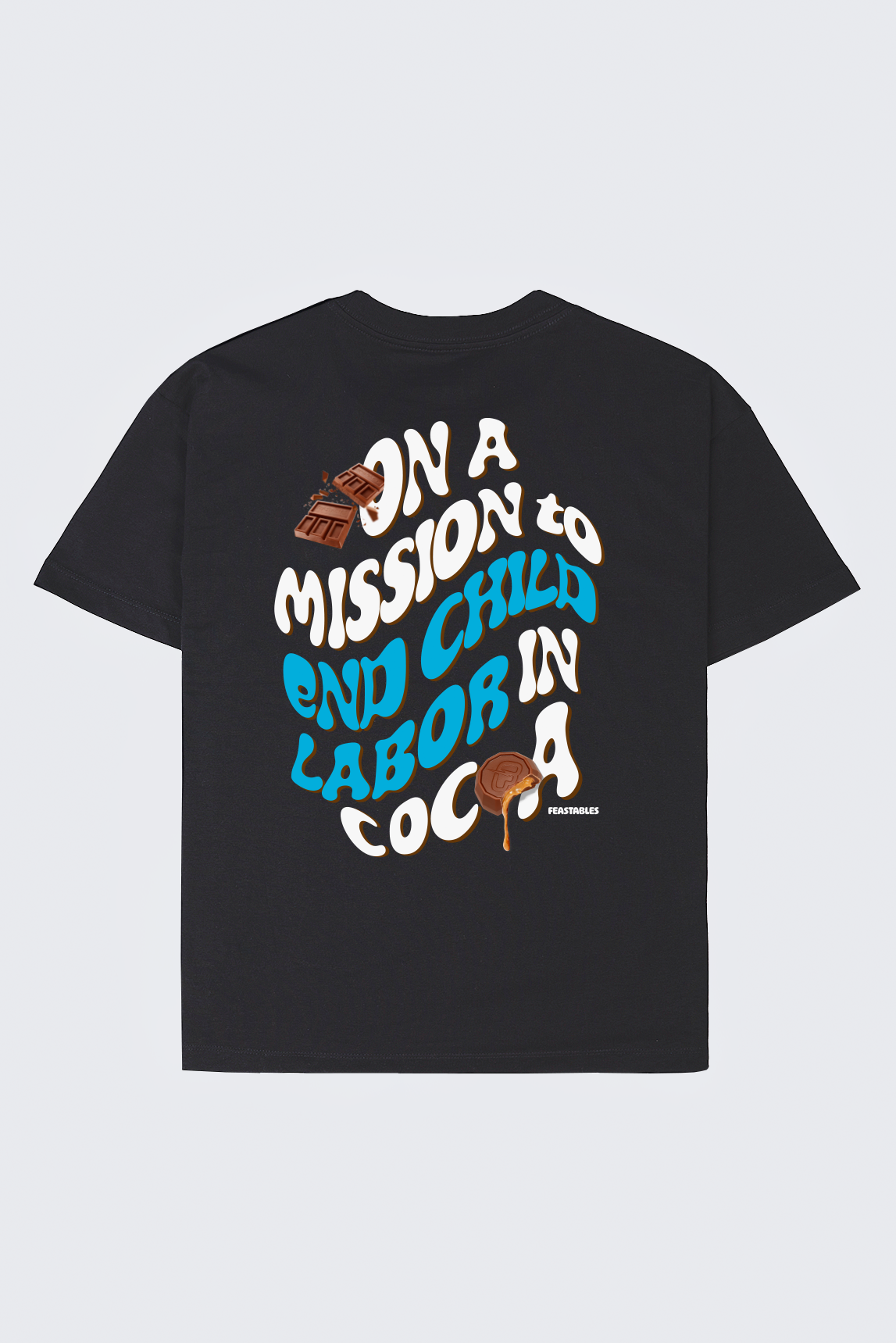 MrBeast Feastables Wavy Tee maglietta bambino nera SM