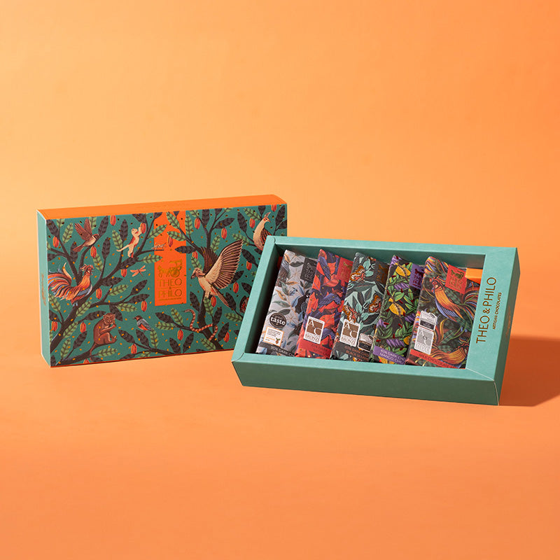 Theo & Philo Gift Sets 5 Bar cofanetto 5 tavolette miste